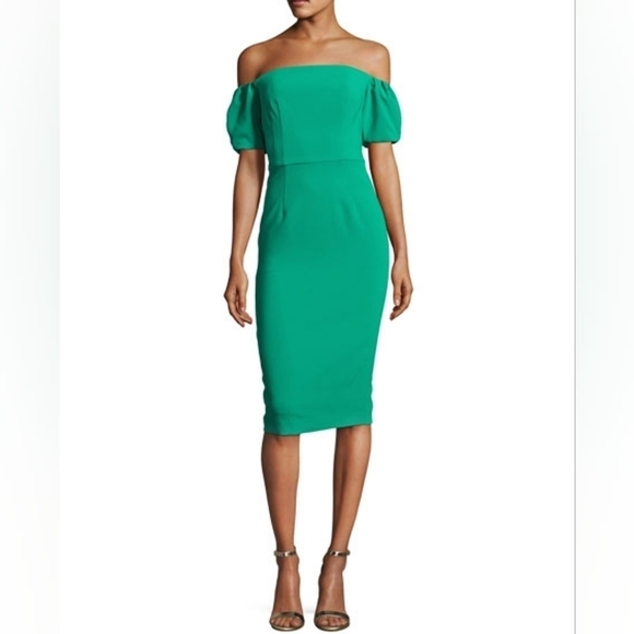 Black Halo‎ Arden Off-the-Shoulder Dress - Picture 1 of 7